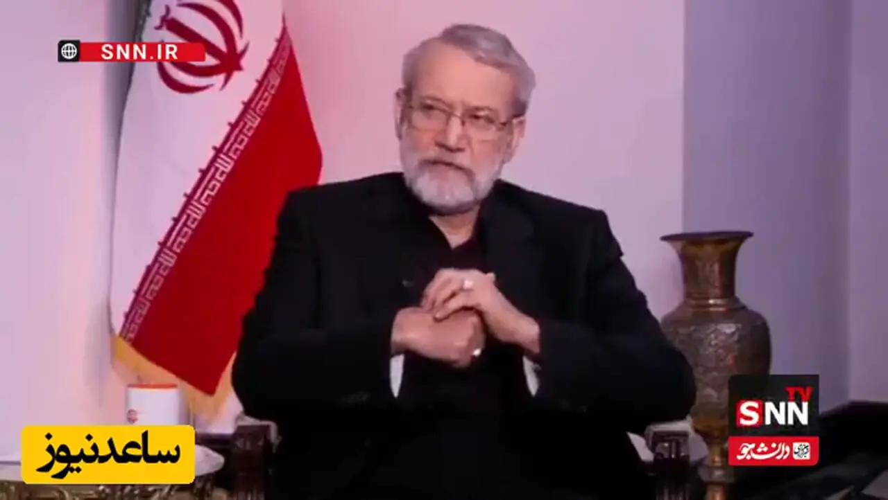 لاریجانی: ترامپ در جنگ گفت ایران باید تسلیم شود و رهبر انقلاب در دهان او زد...