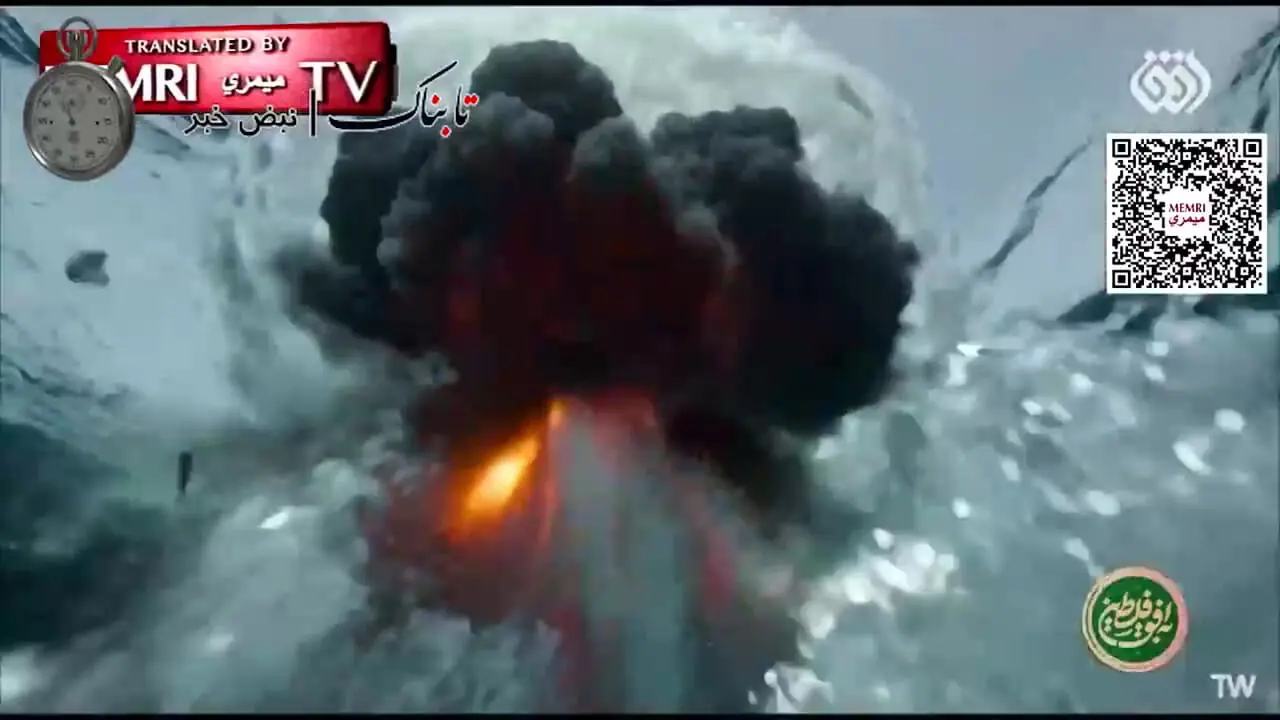 ویدیوی رسانه‌های اسرائیل از شبیه سازی هدف قرار دادن ناو آمریکا توسط ایران